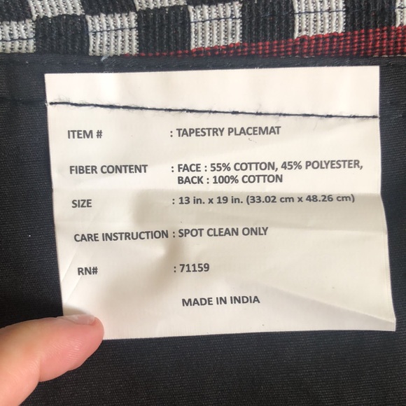 Set of four tapestry placemats - Picture 7 of 10